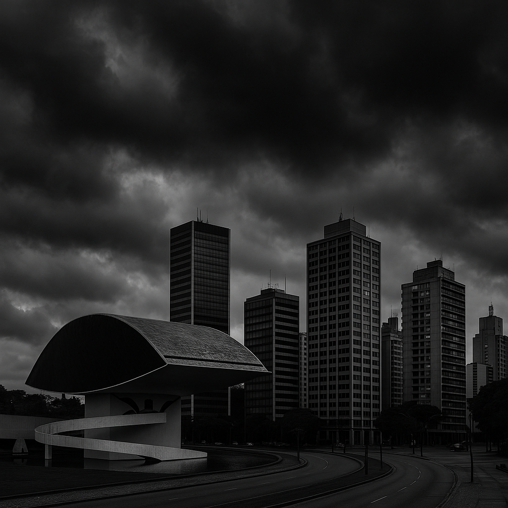 Gray Curitiba City: Urban Monochromes